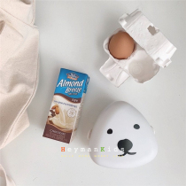 heymankids | Japanese little white bear triangle bento box rice ball sushi lunch box out tableware children picnic