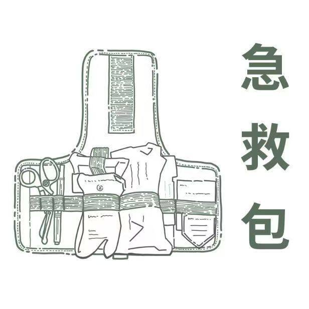第三代单兵急救包多功能生存装备包户外训练包药品包含全套配置