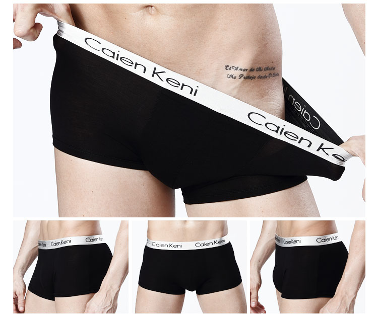 Quần lót nam modal boxer bốn góc căng thể thao thoáng khí bông tam giác hộp quà tặng ck2 quần chip nam