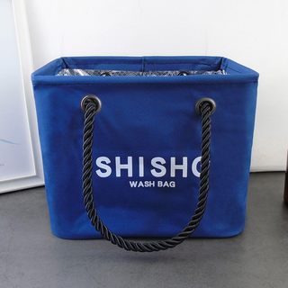 洗漱包男士便携健身浴兜收纳包手提洗澡篮女大容量洗澡包折叠浴筐