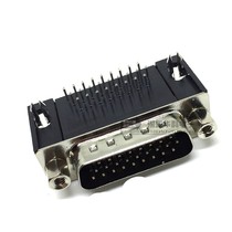HDR26 female head male head DR26P three-row HDB26 pin hole socket 90 degree bend