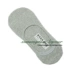 Hàn Quốc mỏng mảnh chống thấm giày nông giày chống trượt silicone màu xám đen trắng vớ nam tất nữ vớ vớ thuyền vô hình - Vớ nam Vớ nam