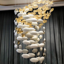 Duplex Building Large Chandelier Light Lavish Dining Room Lamp Hotel Hall Light Beauty Salon sales Department Decorative Art Chandelier Customize