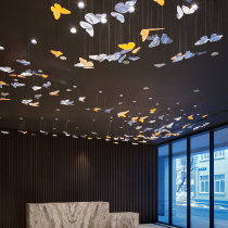 Beauty Chen Air Butterfly Pendant Hotel Hallway Mall shop window suspended hanging ornament Kindergarten ceiling hanging decoration