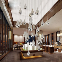 Creative Electroplating Water Drop Hanging Accessories Wedding pendant Pendant Pendant Mall Beauty Chen Midcourt Air Pendant Shop Window Hanging Ornament