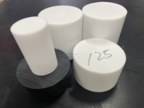 Zero Cut Size Diameter Black white Teflon PTFE Round Cake PTFE Round Stick plastic Wang Teflon