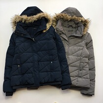 Foreign trade export tail single cotton clothes womens European station womens autumn and winter thick hooded thin size womens cotton clothes