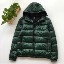 Foreign trade original single 19 autumn and winter new metallic color mens down cotton cotton coat thickened warm versatile bread suit