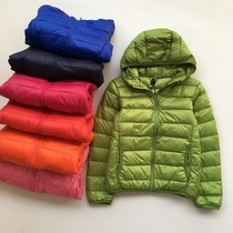 Foreign trade original single autumn and winter new childrens clothing light down jacket 90 velvet large medium and small mens and womens childrens cold jacket