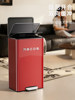 2026 New Model Household Kitchen Stainless Steel Trash Can, Large Capacity, Foot Pedal, with Lid, Large Size, High Aesthetic, Light Luxury, High-End