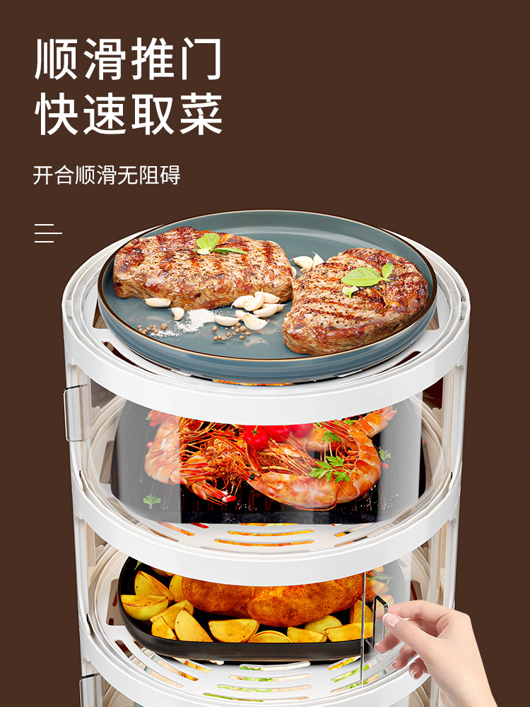 Insulated Food Cover, New Winter Model, Heated Food Constant Temperature Device, Multi-Layer Plug-In Smart Food Warming Cover for Winter