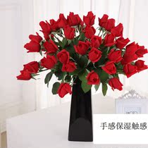 Hand moisturizing simulation Flower Rose Valentines Day gift Single Flower decoration in flower decoration