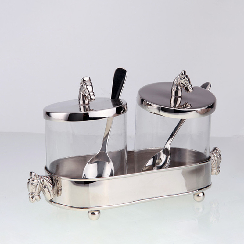 Nordic-style Concort Can American luxury classical flavor French villa kitchen dining room decoration salt cans