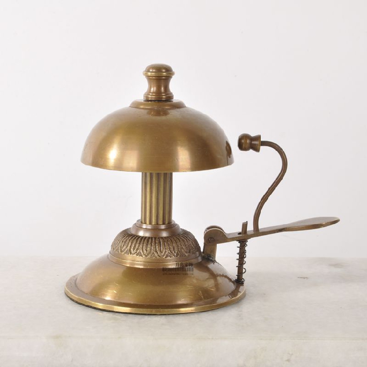 Eurostyle pure bronze dining bell American comeback classical rocking bell French style service by bell table hem tea table soft adornment