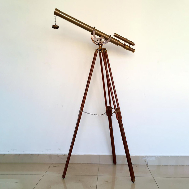 European and American style Telescope Pendulum style book room Desktop furnishing Villa Soft Decoration Craft Gift Pendulum to Living Room Vintage