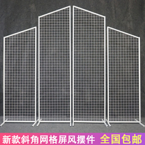 2019 wedding props New wrought iron grid screen background ornaments stage decoration scene arrangement rectangular frame