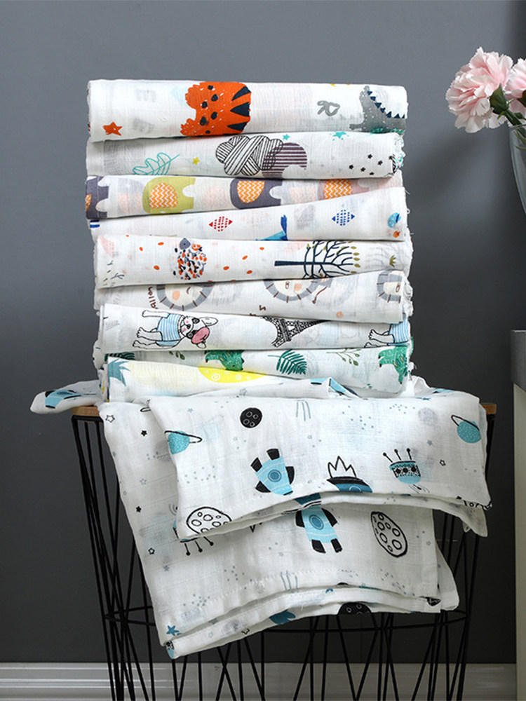Cotton gauze baby bath towel Newborn child quilt baby super soft absorbent cotton towel cover quilt thin section