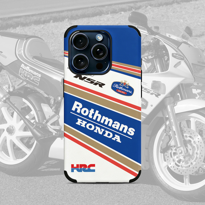 Honda Nsr250 Fire Warrior Motorcycle Phone Case Suitable for 17Air 16Promax iPhone 15 Pro Apple 14 Air 13 12 Rothmans
