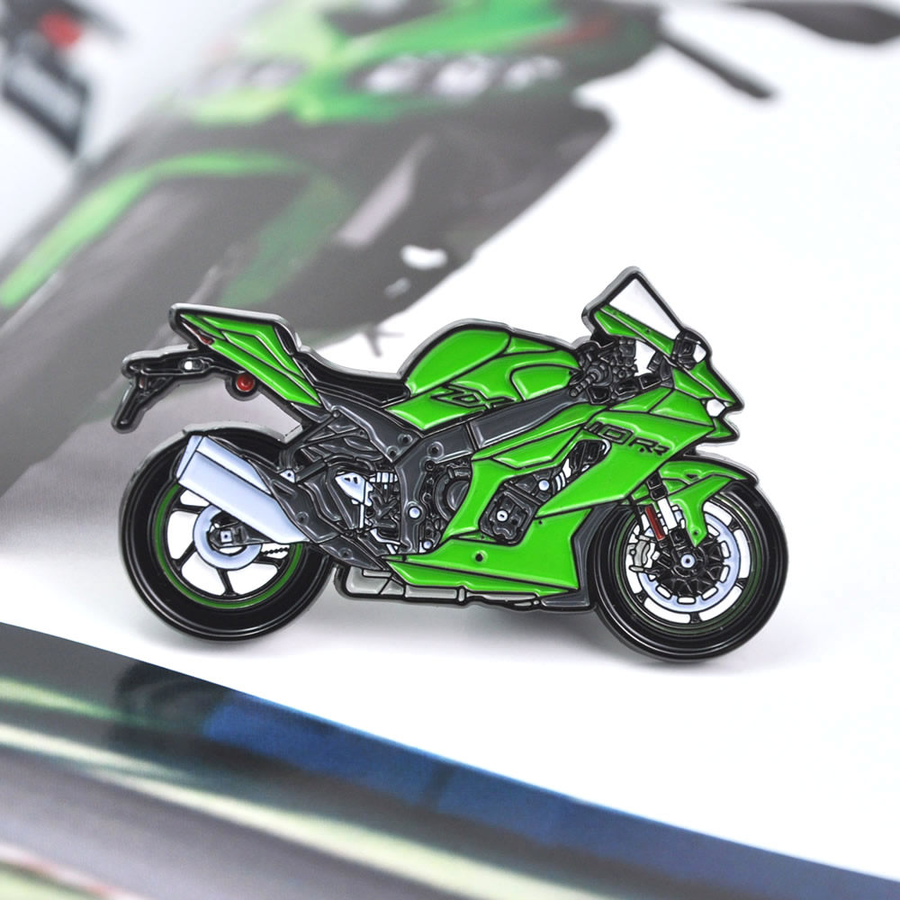 适用川崎大牛Kawasaki Ninja忍者ZX10RR摩托车徽章机车胸针礼物评价- 淘宝网