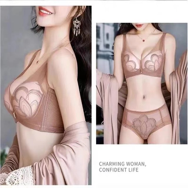 Diane Fang Bra Counter ເຕົ້ານົມຂະຫນາດນ້ອຍທີ່ແທ້ຈິງລວບລວມບໍ່ມີສາຍແຫວນຮອງເຕົ້ານົມທີ່ສາມາດປັບໄດ້ສູງຊັ້ນໃນ Mulberry Silk Underwear ສໍາລັບແມ່ຍິງ