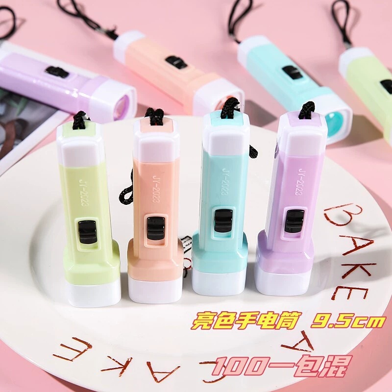 New Bright Jelly-Colored Small Flashlight, Strong Light Flashlight, Led Lighting Lamp, Wholesale Practical Small Appliances, Small Gifts