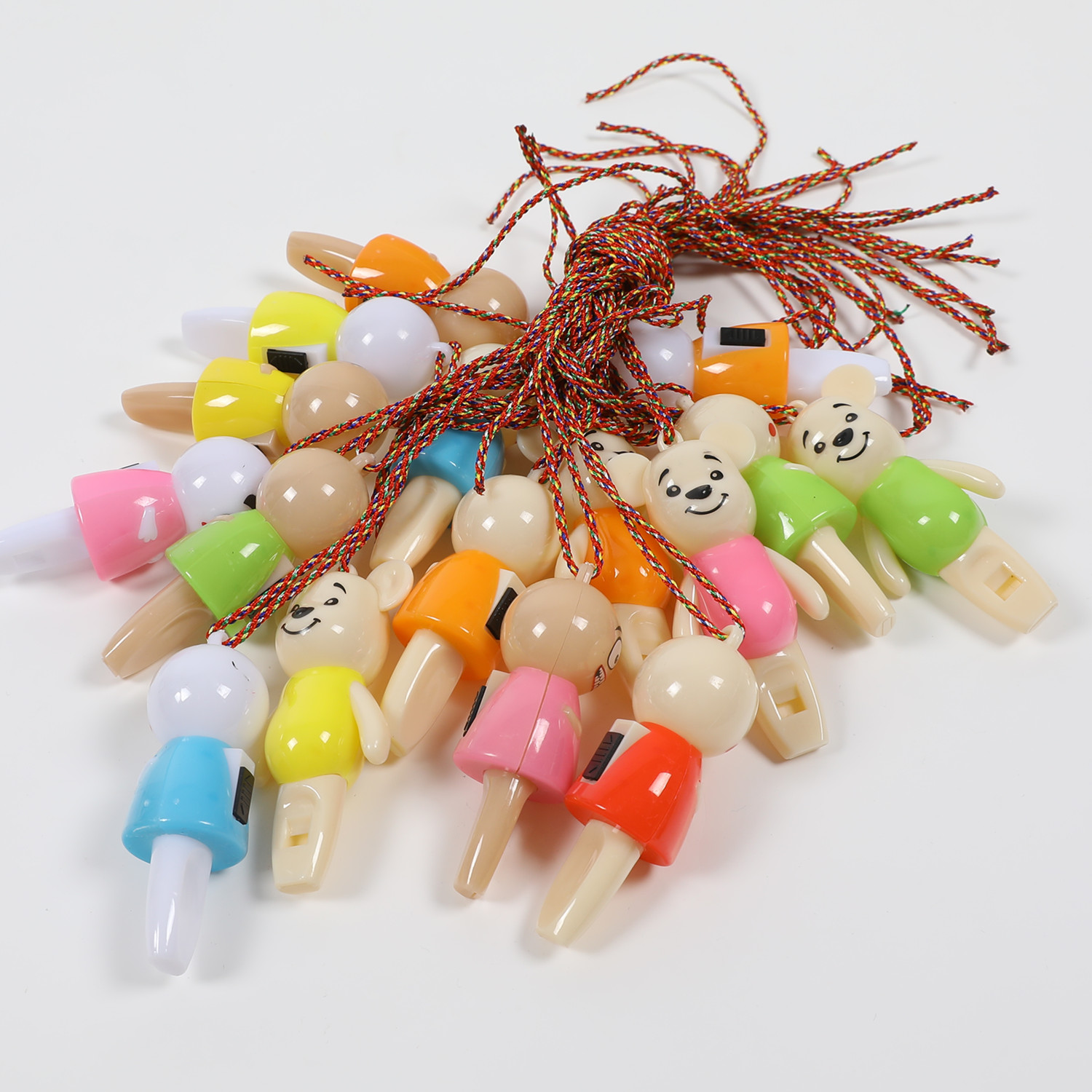 Push activities small gifts light keychain led pendant whistle flash night market stalls micro business scan code