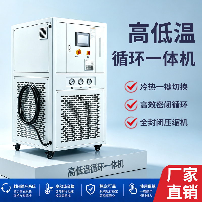 High and Low Temperature Circulation Integrated Machine Laboratory Thermostatic Tank High-Precision Digital Display Heating and Cooling Equipment Circulation Integrated Machine High and Low Temperature Circulation Integrated Machine Laboratory Thermostatic Tank High-Precision Digital Display Heating and Cooling Equipment Circulation Integrated Machine