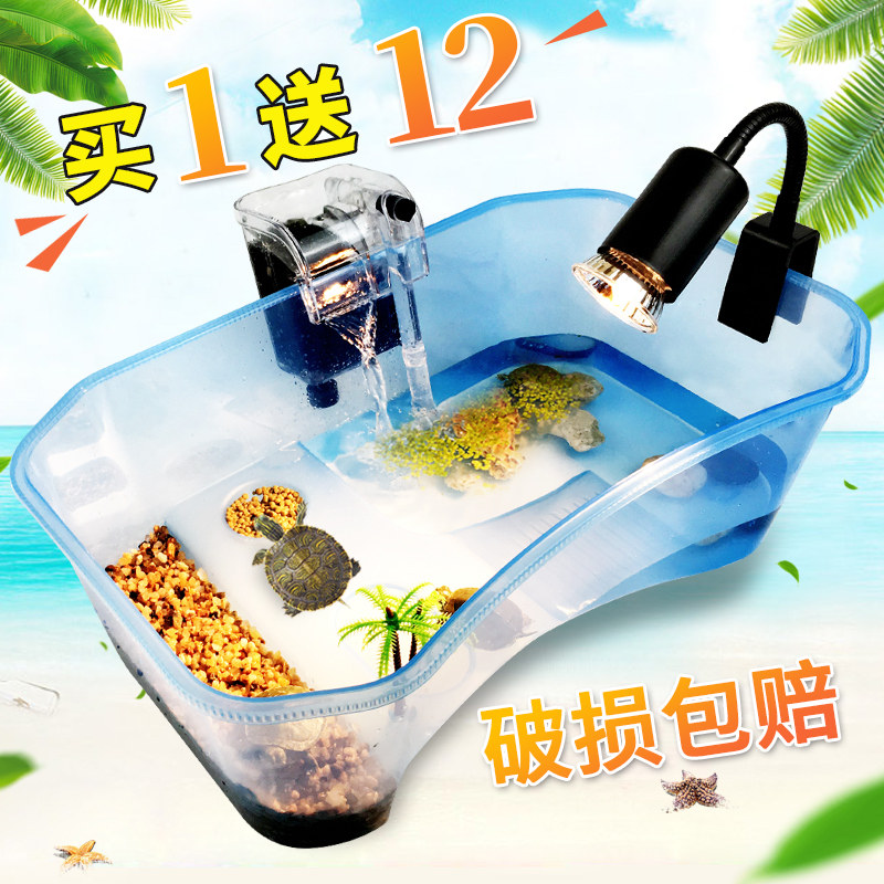 Turtle Tank With Sundae Family Turtle Special Vat Large Gold Fish Tank Plastic Basil Turtle Turtle Villa Little Turtle Box