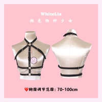 Черная съемная цепочка из жемчуга