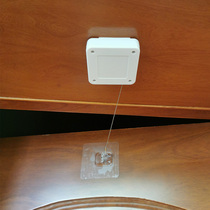 Automatic door closing device non-perforated household door and window drawstring door closer sliding door fixing simple buffer artifact