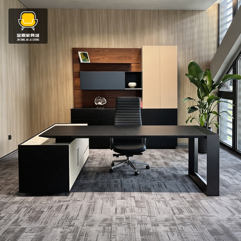 Modern Minimalist Solid Wood Office Desk, Executive Desk, L-Shaped Boss Desk, 2026 New Model, Manager Desk, Leader Desk, Ceo Desk Modern Minimalist Solid Wood Office Desk, Executive Desk, L-Shaped Boss Desk, 2026 New Model, Manager Desk, Leader Desk, Ceo Desk