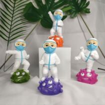 Tribute to the health care backer in remembrance of the white coat angels Plague Hero Cartoon Cute Pendulum and Nurse Occasional Adornment