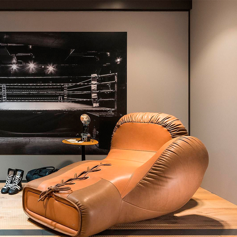Designer Club Model Room Gym Boxing Gloves Sofa Vintage Retro Fiberglass Chair Coteazuree Designer Club Model Room Gym Boxing Gloves Sofa Vintage Retro Fiberglass Chair Coteazuree