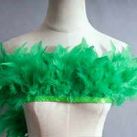 Трава зеленый 23#длинная огненная пленка ткани 1 метр