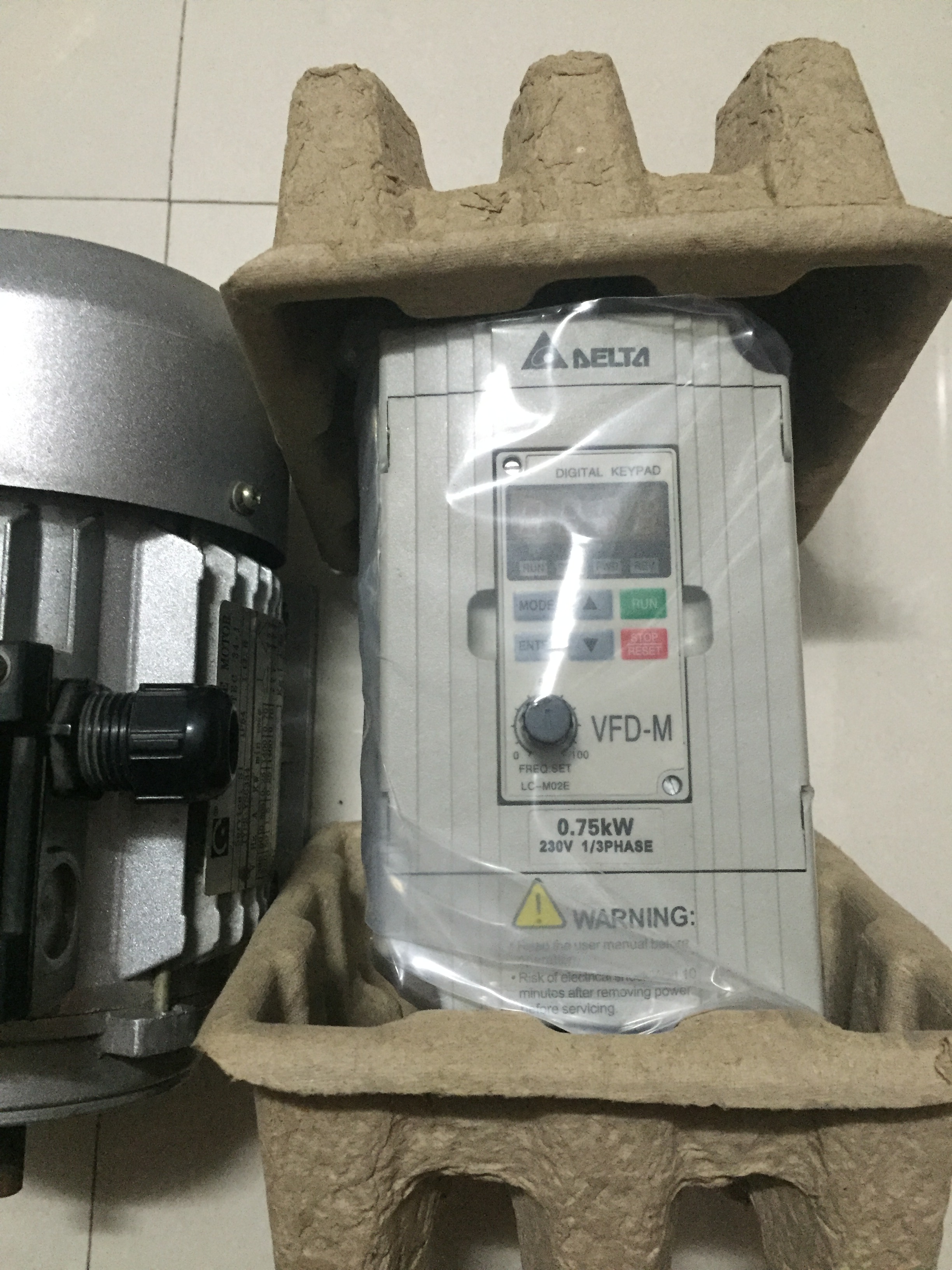 Delta Inverter VFD007M21A 0 75KW 220V 230V One-to-One Film Debugging Technical Support