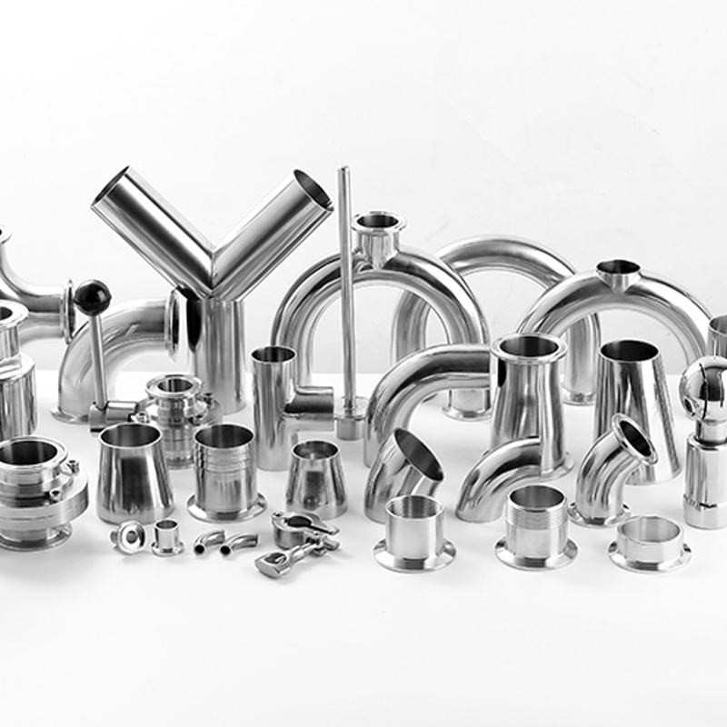 304316 stainless steel sanitary grade non-marked custom valve pipe fittings can be made according to drawings