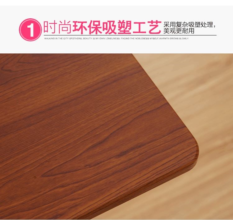 Bàn gấp đơn giản di động bàn ăn vuông gian hàng bàn ăn nhà bàn ăn nhỏ bàn vuông ban công gấp bàn - Bàn bàn học gỗ