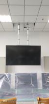 32 -- 100 inch TV ceiling tilter lifting frame motor electric remote control TV hanger telescopic hanger