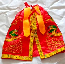 Buddhist supplies god statue cloak shawl embroidered dragon robe Phoenix robe Red Yellow optional Buddha robe Buddha statue cloak Guan Gong