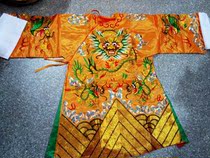 New 2 5 feet dragon robe 80 cm high five dragons dragon robe gold thread embroidery Dragon robe Dragon robe Buddha Hall Buddha supplies embroidery