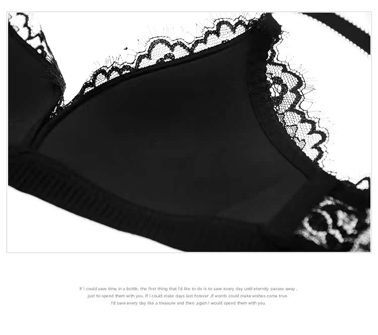 Bí ẩn gợi cảm thoải mái không có vòng thép brorset mỏng cotton thoáng khí áo ngực tam giác ren đồ lót bikini đi biển đẹp 2021