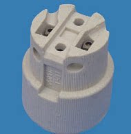 E27 Ceramic lamp seat Energy saving lamp bulb Lightholder Lightholder