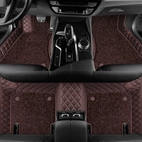 Коричневый-имитация кашемира-двухслойная натуральная кожа