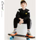 Chunyi Liangpin 아동복 소년 정장 봄과 가을 신제품 중대형 어린이를위한 활동적인 스포츠 투피스 세트