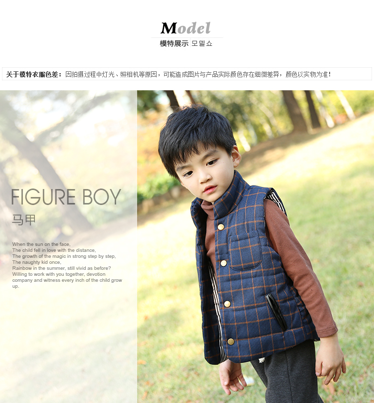 Gilet garcon en mélange - Ref 2067209 Image 13