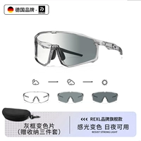 Флагманская модель — меняющая цвет пленка в серой оправе [ветро- и пескозащитная, можно использовать днем и ночью], бесплатный футляр для очков