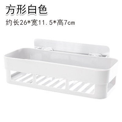  ~Waterproof kitchen powder room pvc bathroom shelf Triangle separator nail-free shelf Waterproof kitchen wall 