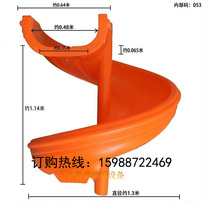 定做儿童幼儿园塑料单双S滑梯大型滑桶消防安全滑道水上滑道配件