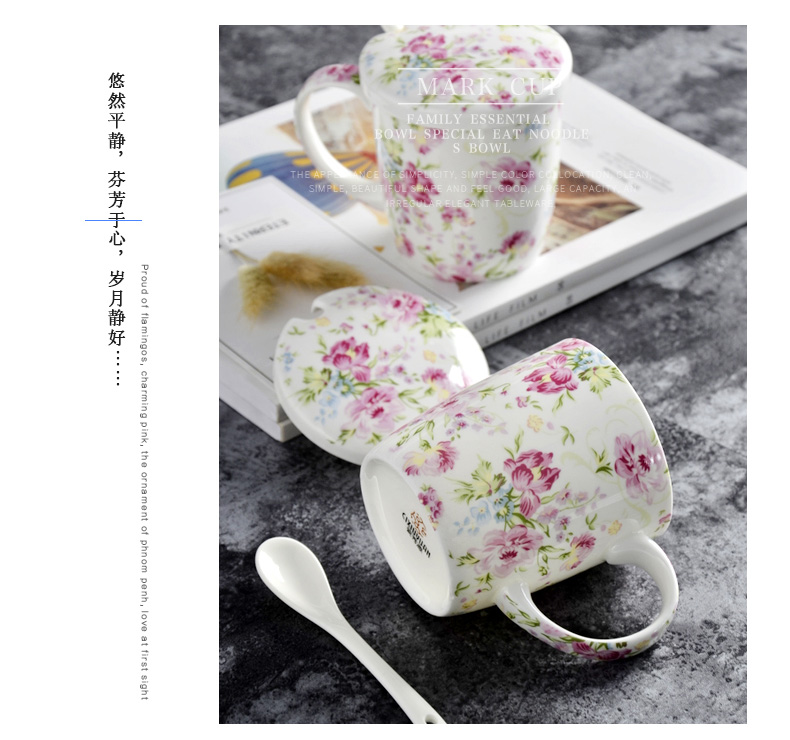 Ceramic cup keller creative picking cups with cover run milk cup ipads porcelain cup coffee cup cereal breakfast cup