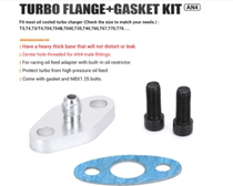 Modification is suitable for T3 T4 T04 oil return flange joint AN4 turbine inlet pipe base connection assembly